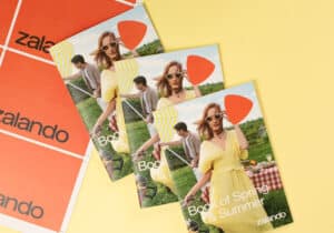 Zalando booklet a kartičky